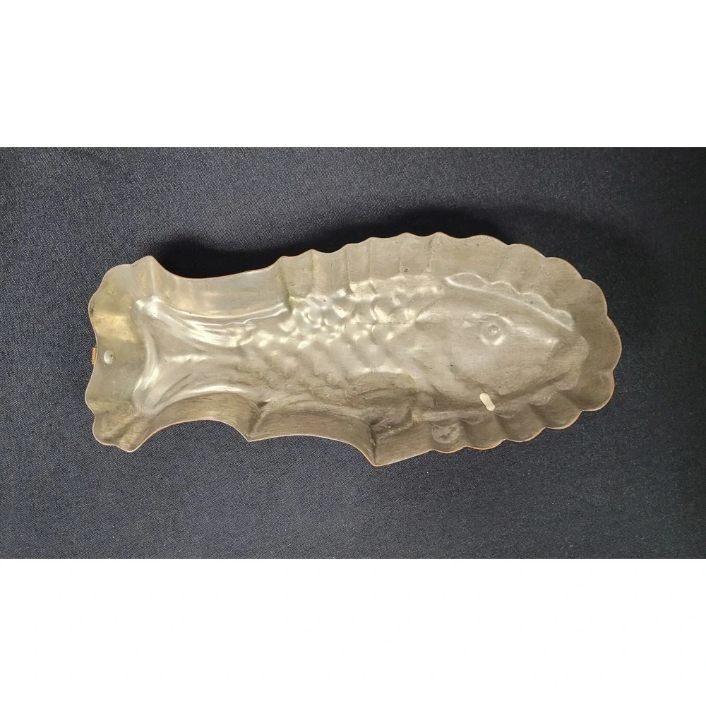Vintage 1970s Bluebird Canadian-made Copper Fish Mold or Wall Hanging Decor